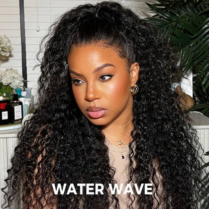 UP TO 70%OFF🔥Pre-Cut Lace Curl Straight 360 Full Lace Frontal Glueless Wig With Invisi Drawstring Pre Plucked Human Hair Wig