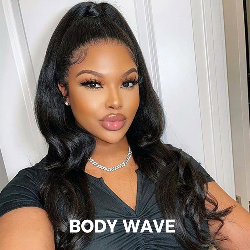 UP TO 70%OFF🔥Pre-Cut Lace Curl Straight 360 Full Lace Frontal Glueless Wig With Invisi Drawstring Pre Plucked Human Hair Wig